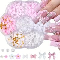 Kit De 500PCS De Arte De Uñas 3D Con Decoraciones De Resina Luguillos Y Perlas Planas En Formas Variadas Embellecimientos DIY Sin Olor - details 7