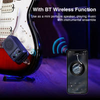Amplificador De Guitarra Eléctrica LEKATO Con Ajuste De Voz Y Hablador Portátil Plug-in Con Effecitos De Reverb Distorsión Y Overdrive - details 9