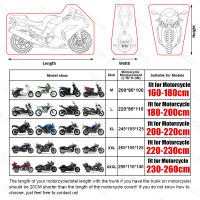Cubierta Para Motocicleta Impermeable Protectora Contra Polvo Y UV M L XL XXL XXXL Cubierta De Motocicleta Para Interior Y Exterior - details 0