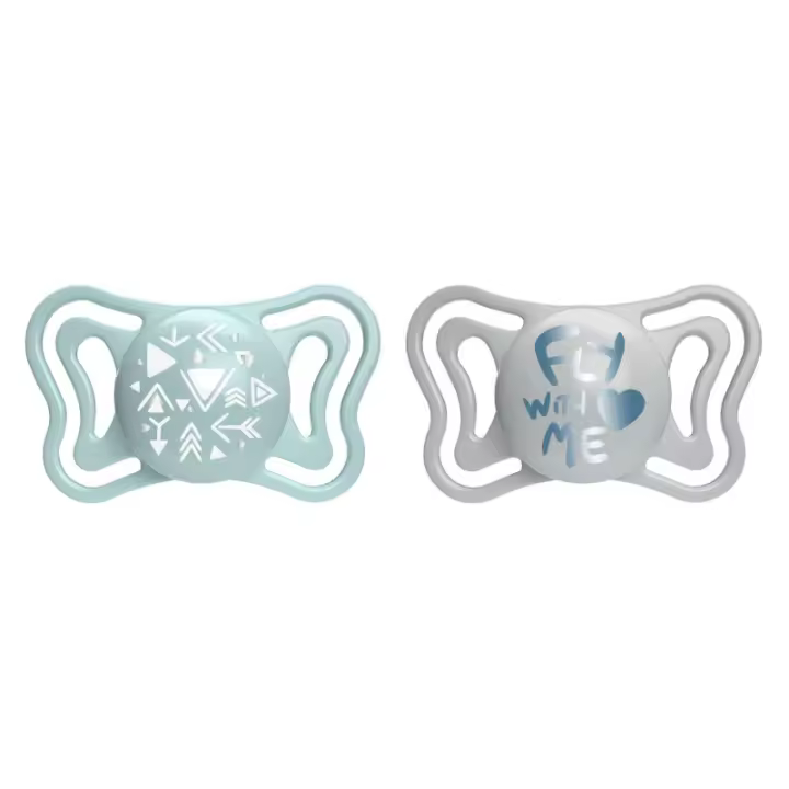CHICCO PHYSIO FORMA CHUPETES LIGHT AZUL 2 A 6 MESES 2 UNIDADES - 1
