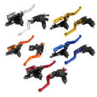 Par De Manillares Universales Para Cilindro Mayor De Freno Y Embrague De Motocicleta Tamaño 7/8''(22mm) Reservorio Incluido - details 1
