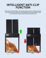 Puerta Automática Para Pajarera Con Timer Y Inducción Antipinch Impermeable Para Granjas De Pollos Puerta Eléctrica Para Casa De Gallos - details 2