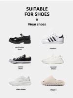 Medias Largas De Verano Para Mujer ANHUHU Seda De Hielo Delgadas Y Transpirables Estilo Casual Negro Y Blanco - details 14