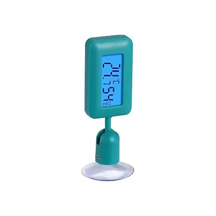 Mini Termómetro Digital Para Reptiles Con Ventosa Rotativa De 360 Grados Y Luz Líquido De Vidrio Accesorios Para Lagartos Serpientes Y Arañas - 1