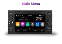 Radio De Coche Android Navifly 2DIN Carplay Para Ford Focus 2007 Mondeo S-max C-max Kuga Galaxy Fiesta Transit Conecta Plug to Play Soporte Para Control Del Volante Y CarPlay Android Auto - details 0