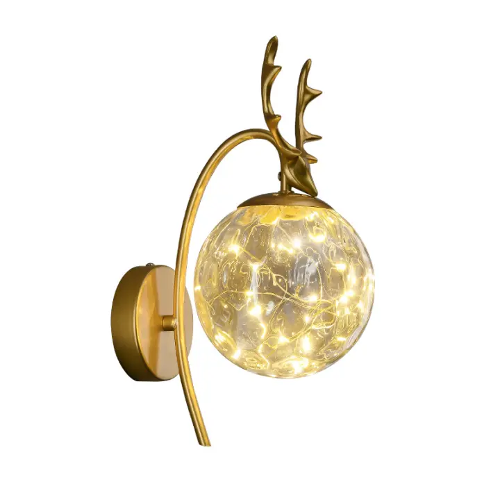 Lámpara De Pared LED Con Bola De Vidrio Moderna IRALAN Iluminación Para Dormitorio Estudio Sala De Estar Decoración De Hogar Luz Diaria Fuente De Alimentación AC Vínculo De Certificación Ce - 1