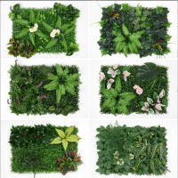 Cerda De Hierba Artificial 40x60cm Eucalipto Falso Césped Para Decoración De Jardín Fiesta Y Muralla Colgante Mat De Vegetación - details 12