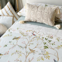 Juego de Sábanas Alo Home Estampado Pájaros y Ramas  Algodón 100% BCI Ecológico -Cama 90/135/150cm - details 0