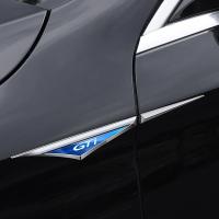 2pcs Pegatinas De Coche 3D De Aleación Para Peugeot GT GTI GTLine 508 5008 3008 208 2008 308 Accesorios De Coche Para Decoración Del Lado Del Coche Y Panel Del Motor - details 1
