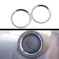 Pareja De Cubiertas De Ventilación De Aire Acondicionado En Cromo Para Nissan Sunny March 2011-2016 Piezas De Automóvil Accesorios De Interiores - details 1