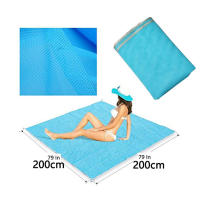 Manta De Playa Portátil Para Picnic Mat De Arena Perdida Manta De Camping Al Aire Libre Material De Lona CANVAS - details 1