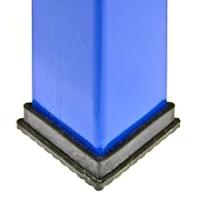 Mesa Trabajo Metálica Q-Rax Sin Tornillos Azul 90x100x60cm Banco Trabajo Taller Garaje Bricolaje Blue Metal Workbench Estante Ajustable Altura con Capacidad 200kg + Pies de Goma Protectores Gratis - details 1