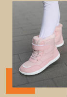 Botas De Nieve Infantiles Invierno 2024 Niños Niñas Impermeables Con Suela De Goma Antideslizante Suave Y Cálida Para Exteriores Talla True - details 15