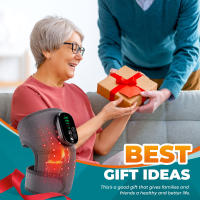 Modelo privado, nuevo producto, rodillera de luz roja real, calefacción eléctrica, instrumento de fisioterapia de rodilla con infrarrojos lejanos, rodilleras viejas para piernas frías, equipo de protección - details 6