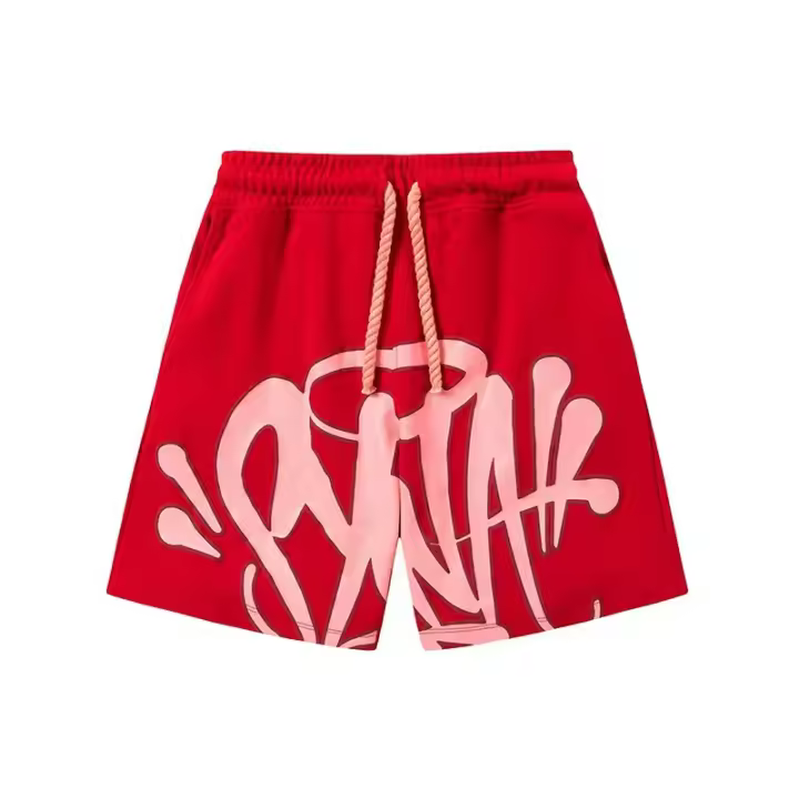 Conjunto deportivo informal de moda para hombre y mujer, estilo streetwear hip-hop europeo y americano, parte superior de manga corta con estampado de letras, holgado, para verano. - 1