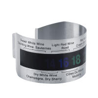 Termómetro De Vino De Acero Inoxidable Con LCD Pulsera Sensor De Temperatura Para Botella De Cerveza Y Vinos Rojos - details 5