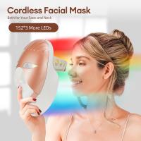 Máquina De Belleza Facial Y Cuello Sin Cable Con 7 Colores De Foton Máscara De Cuidado De Piel LED Rejuvenecimiento De La Piel Material Plástico - details 0