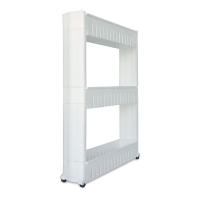 Carrito Organizador de 3 Alturas con Ruedas  - Organizador para Cocina y Baño - details 3
