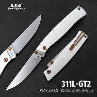 Cuchillo De Sobrevivencia SANRENMU Nueva 311L 12C27 Acero G10 Herramienta Táctica Para Camping Y Caza Plegable De Bolsillo EDC - details 6
