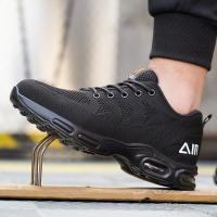 AMAWEI Zapatillas De Trabajo Para Hombre Antideslizantes Seguridad Antipinchazos Protección Respirables Ligeros Con Punta De Acero - details 15