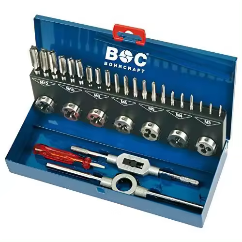 Bohrcraft 60001410025 - Bohrcraft Estuche roscado GS25 // M 3 - M 12 (25x9) / 31-uds. - 1