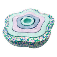 Piedras De Equilibrio Para Niños Juego De Entrenamiento De Equilibrio Antideslizantes Forma De Flor Stackables Para Promover Las Habilidades De Coordinación - details 9