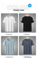Camiseta De Hombre De Seda De Hielo Alta Calidad Transpirable Para Verano Con Mangas Cortas Absorbedora De Sudor Rápida Secado Ideal Para Running - details 6