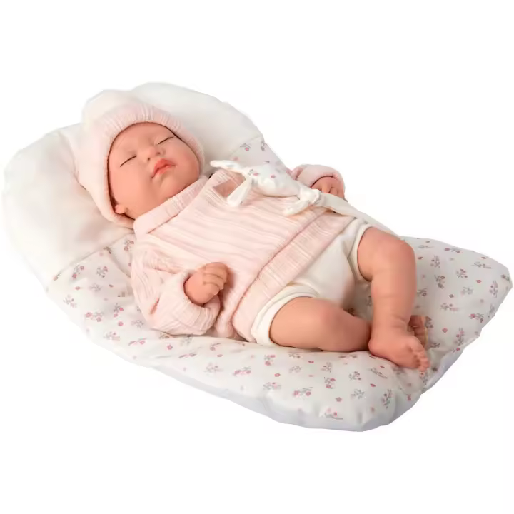 Muñeca Bebé Reborn Daira de 45 Cm con Cojin y Dou Dou Juguetes Arias - 1