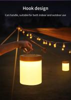 Lámpara De Noche LED Cambio De Color 7/13 Toque Control Dimmable Recargable USB Decoración De Escritorio Regalo Para Cama - details 4