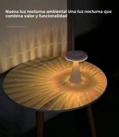 Lámpara De Mesa LED En Forma De Hongo Recargable Con Luz Nocturna Portátil Carga USB Toque Lámpara De Mesa Para Dormitorio Decoración De Sala De Estar - details 6