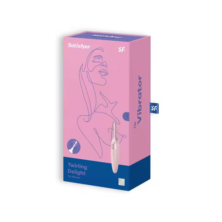 SATISFYER VIBRADOR TWIRLING DELIGHT COLOR ROSA JUGUETES SEXUALES MUJER - 1