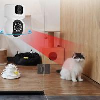 Cámara IP 4K 6MP WiFi Con Pantalla Dual Monitor De Bebé Detección De Movimiento Y Vigilancia Nocturna En Color Detecta Sólo Humanos - details 2