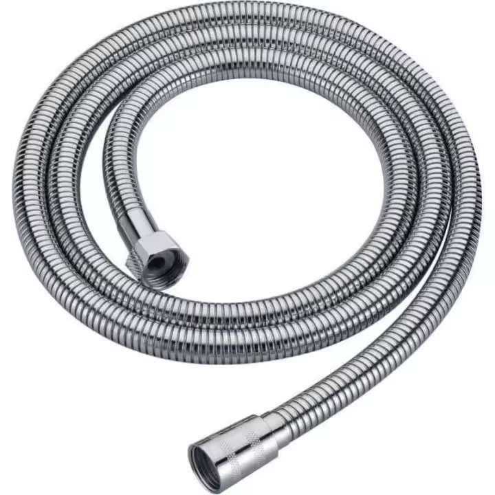 Manguera de Ducha expandible 1,5-1,7 m Manguera universal para mango o brazo de Ducha Clips Dobles para máxima protección Maple inoxidable roture-Resistant (150-170cm) - 1