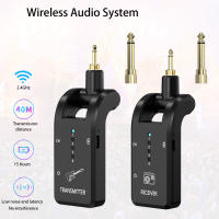 Sistema Inalámbrico Para Guitarra 2.4 G Con 8 Canales Transmisor Receptor Recargable De 3.5mm Para Guitarra Bass Y Instrumentos Eléctricos - details 2