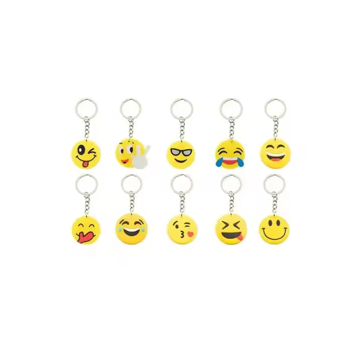 Llavero Emoticonos Pack 10 unidades de llaveros con diseños divertidos - Regalos originales para todos los gustos - 1