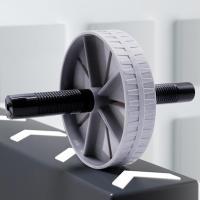 1Pcs Abdominal Wheel Resistente Al Desgaste Con Rodillos Antideslizantes Equipo De Ejercicio Para Fortalecimiento Muscular Entrenamiento De Fitness Uso Doméstico Silencioso - details 0