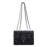 Bolso Cuadrado Clásico Con Detalles De Cremallera Sólido Con Cadena De Hombro Todoterreno Material Principal PU Sin Químicos De Origen Fujian - details 9