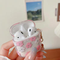 Funda De Auriculares Bling Glitter TPU Suave Para Airpods 4 pro 2da Generación Con Diseño De Flores Lindas Cubierta Para Air Pods 3 Y 1era Generación - details 5
