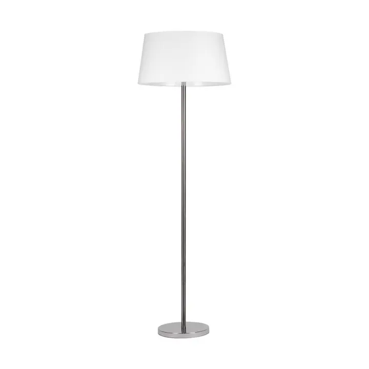 Lámpara de Pie Barnaba, Metal, Blanco, 50x50x160 cm - 1