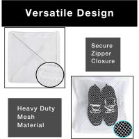Bolsa De Secado Para Zapatillas 1PC Con Correas Elásticas Y Red De Puerta De Secadora 40x40cm Bolsa De Limpieza Para Zapatos - details 6