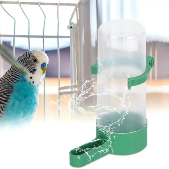 Dispensador De Agua Para Jaulas De Pájaros 1 Pieza Adecuado Para Sparrows Parrots Budgies Cockatiels Y Lovebirds Con Clip - 1