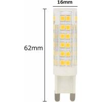 10X G9 Bombilla Led 7W Bombilla Lámpara 76 SMD 2835LED High Brill 700lm Bombilla LED Blanco Cálido 3000K Reemplazo 70W Bombillas Halógenas Ac220-240v [Clase Energética A +] - details 2