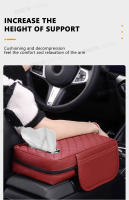BLALION Funda Para Reposabrazos De Coche En Cuero PU Con Almacenamiento De Toallas De Papel Espuma De Memoria Almohadilla De Altura Protector De Cojín De Reposabrazos Central - details 4