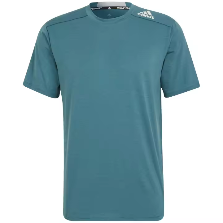 Camiseta de Manga Corta Adidas D4T para hombre en color verde - 1