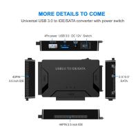 Adaptador Convertidor De Cable USB 3.0 a SATA IDE Para Disco Duro HDD/SSD CD DVD ROM CD-RW 3 En 1 Adaptador SATA/IDE - details 4