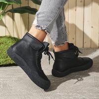 SP Nuevas Botas individuales de otoño Y invierno para Mujer, hecho a mano, estilo retro, casual, de Suela Gruesa, comodas, Con Cordones y Suela suave. - details 23