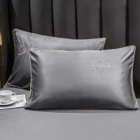 Sábana De Seda Lavada 100% Para Verano Con Bordado Suave Y Frío Almohadilla De Cama Seda Suave Y Fría Para Uso Doméstico Y Hotel - details 17