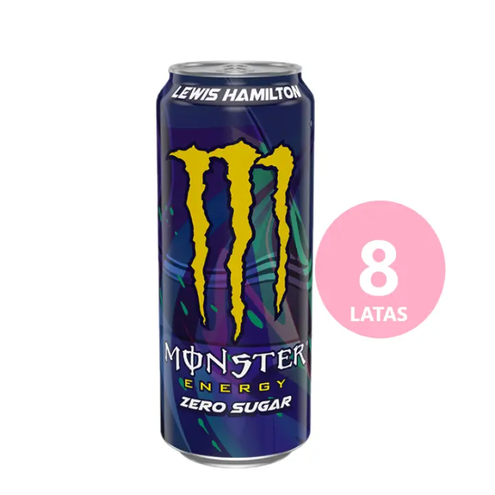 MONSTER LEWIS HAMILTON - BEBIDA ENERGÉTICA - PACK 24 - 8 LATAS 50CL (NACIONAL - ESPAÑA) - 1
