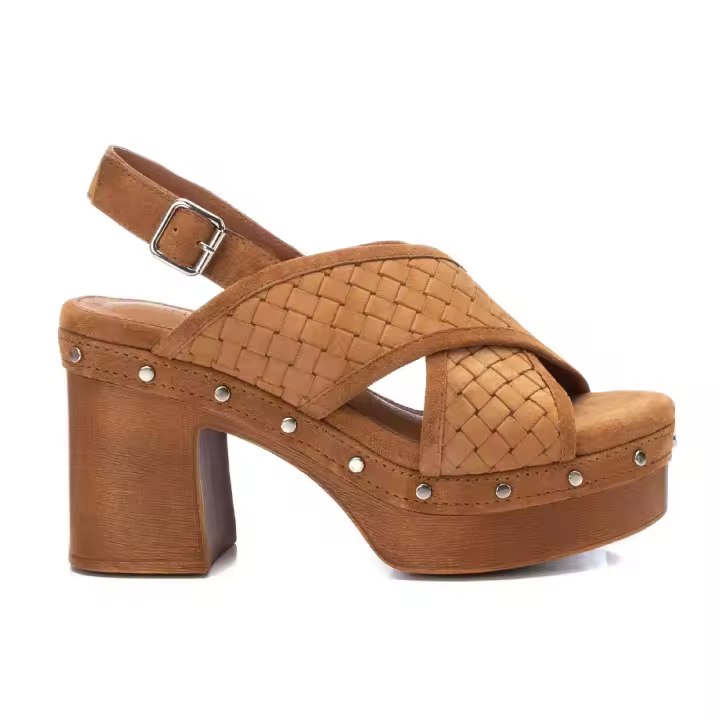 Carmela Sandalias de tacón CAMEL de color Camel - 1