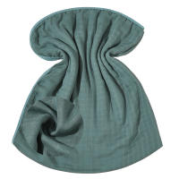 Manta de algodón de bambú INS6 capas, color celulosa de bambú, toalla de baño para bebé, manta teñida de algodón de bambú suave - details 4